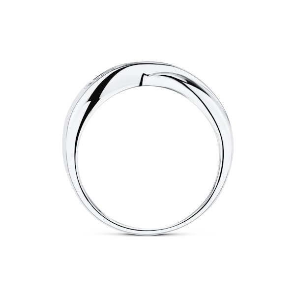 0.25ct Diamond Half Eternity Ring in 9K White Gold - Image 2