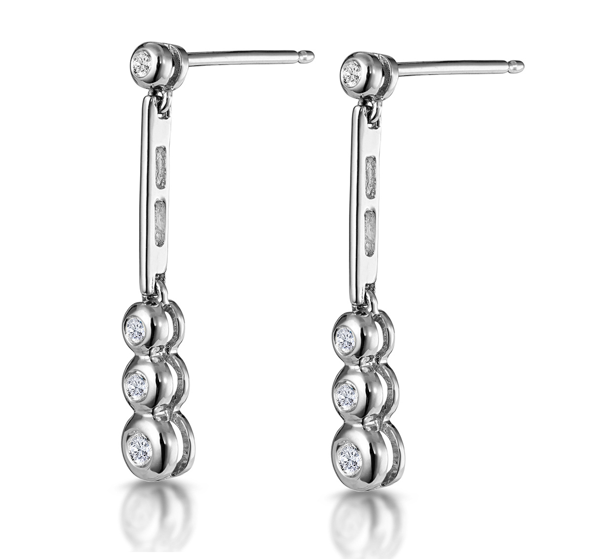 Diamond Drop Earrings The Diamond Store