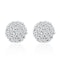 Cluster Earrings 0.25ct Diamond 9K White Gold - image 1