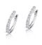 0.06ct Diamond and 9K White Gold Earrings - H4557 - image 2