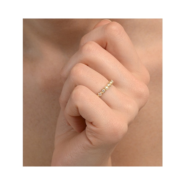 Eternity Ring Emily 18K Gold Diamond 0.50ct H/Si - Image 4
