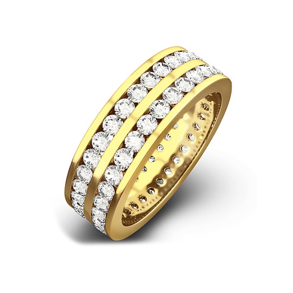 Eternity Ring Lucy 18K Gold Diamond 2.00ct H/Si - Image 1