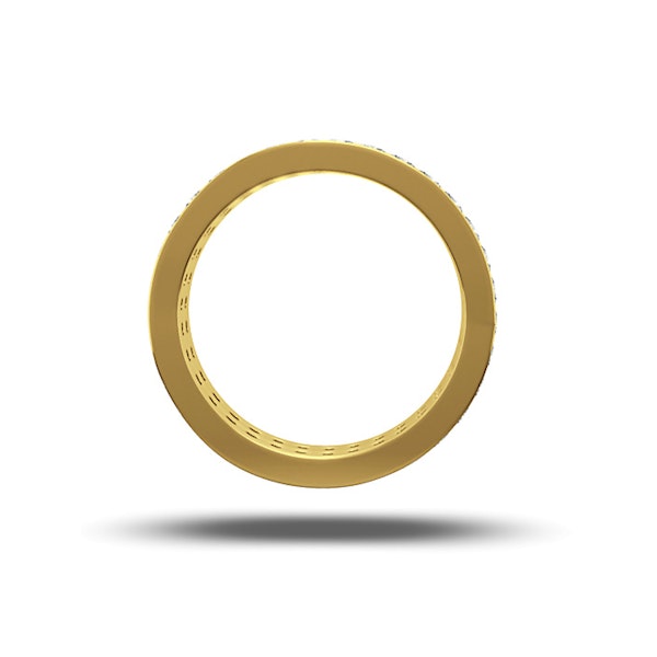 Mens 2ct G/Vs Diamond 18K Gold Full Band Ring - Image 3