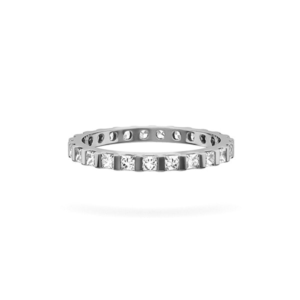 Eternity Ring Olivia 18K White Gold Diamond 3.00ct G/Vs - Image 2