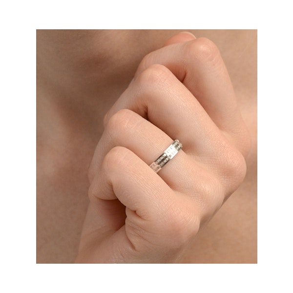 Eternity Ring Holly Platinum Diamond 1.00ct H/Si - Image 4