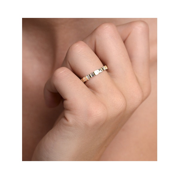 Eternity Ring Jessica 18K Gold Diamond 1.00ct H/Si - Image 4
