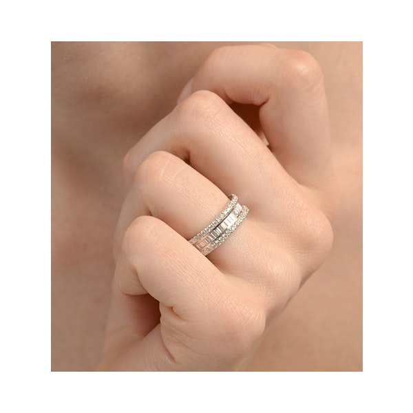 Eternity Ring Katie 18K White Gold Diamond 2.00ct G/Vs - Image 4