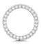 Sienna Diamond Eternity Ring Oval Cut 2.75ct VVs Platinum Size H-I - image 3