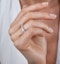 Serena Diamond Eternity Ring Oval Cut 3.38ct VVs Platinum Size H-I - image 2