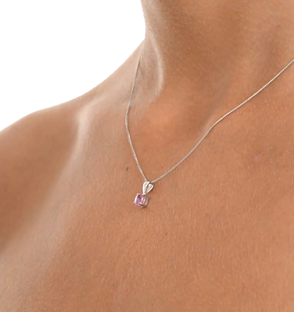 Pink Sapphire Necklaces The Diamond Store