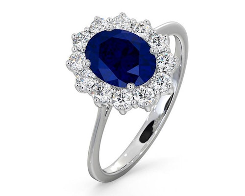 White Gold Sapphire Rings