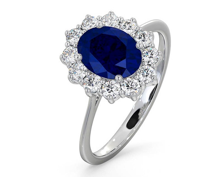 White Gold Sapphire Rings | The Diamond Store