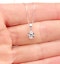Emily 18K White Gold Diamond Pendant Necklace 0.25CT - image 4
