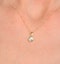 Emily 18K Gold Diamond Pendant Necklace 0.33CT - image 3