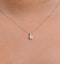 Olivia 18K White Gold Diamond Pendant Necklace 0.25CT H/SI - image 3