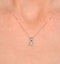 Olivia 18K White Gold Diamond Pendant Necklace 0.33CT H/SI - image 4