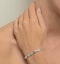 Love and Kisses Bracelet Lab Diamond Set in 925 Silver - image 3