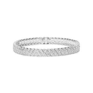Evening Bracelet 1.00CT Lab Diamond in 925 Silver