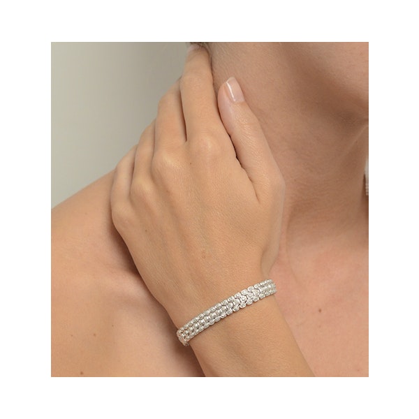 Evening Bracelet 1.00CT Lab Diamond in 925 Silver - Image 2