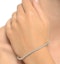 3ct Diamond Tennis Bracelet Claw Set in 9K White Gold - image 2