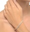 5ct Diamond Tennis Bracelet Claw Set in 9K Yellow Gold - image 2