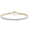 2ct Diamond Tennis Bracelet Claw Set in 9K Yellow Gold - image 1