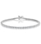 2ct Diamond Tennis Bracelet Claw Set in 9K White Gold - image 1