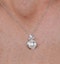Button Pearl and Diamond Stellato Pendant Necklace in 9K White Gold - image 3