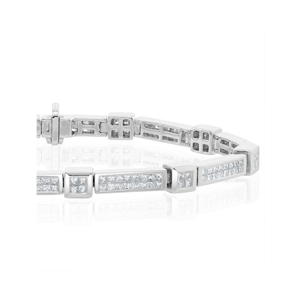 Diamond 4.25ct 18K White Gold Bracelet - Image 3