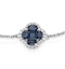 Sapphire 1.11ct And Diamond 18K White Gold Alegria Bracelet - image 2