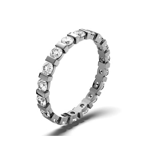 Eternity Ring Hannah 18K White Gold Diamond 1.00ct G/Vs