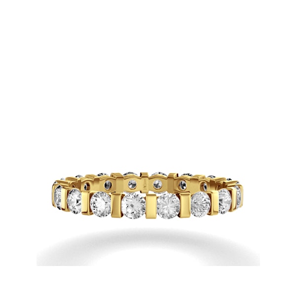 Eternity Ring Hannah 18K Gold Diamond 1.00ct H/Si - Image 2