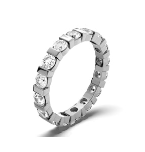 Eternity Ring Hannah 18K White Gold Diamond 2.00ct G/Vs