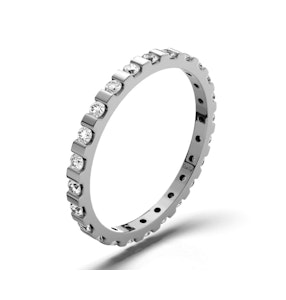 Eternity Ring Hannah 18K White Gold Diamond 0.50ct G/Vs