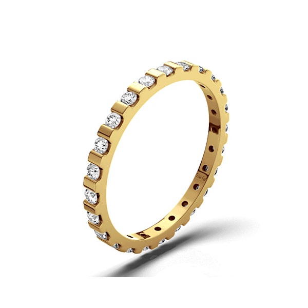 Eternity Ring Hannah 18K Gold Diamond 0.50ct H/Si - Image 1