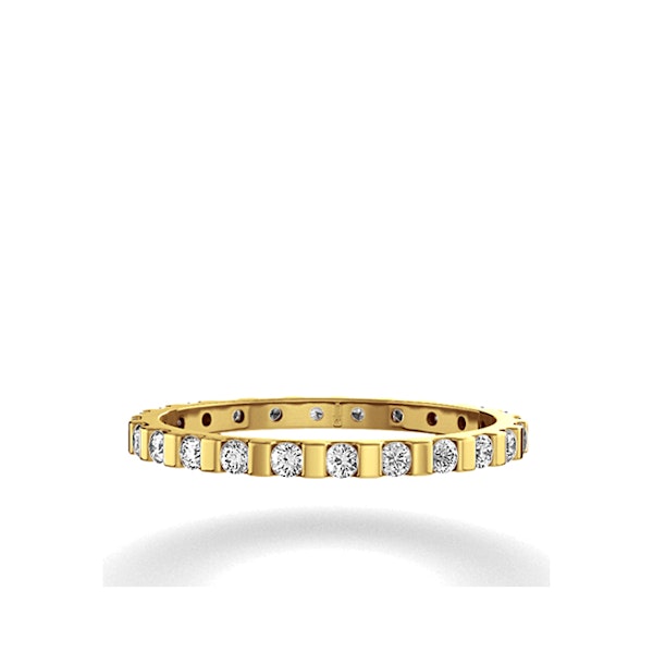 Eternity Ring Hannah 18K Gold Diamond 0.50ct H/Si - Image 2