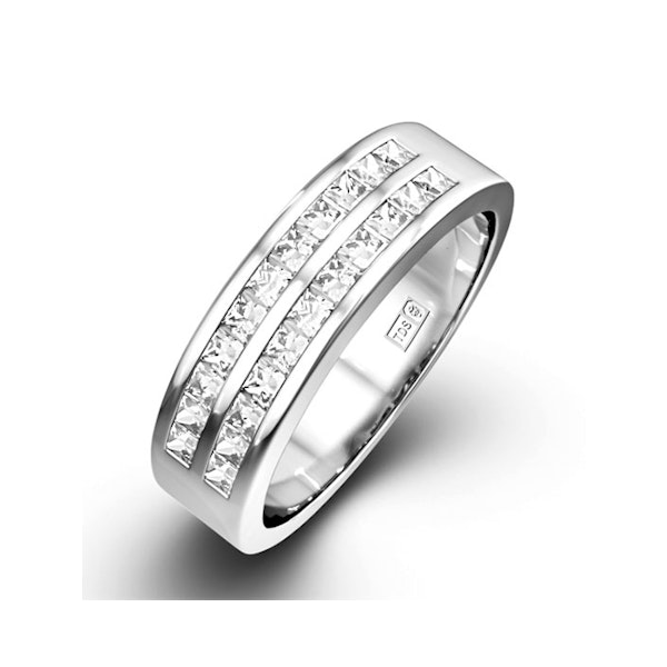 Holly 18K White Gold Diamond Eternity Ring 1.50CT G/VS - Image 1