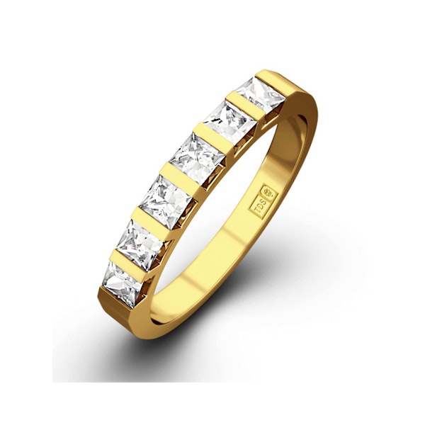 OLIVIA 18K Gold Diamond ETERNITY RING 1.00CT G/VS - Image 1