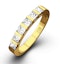 OLIVIA 18K Gold Diamond ETERNITY RING 0.50CT G/VS - image 1