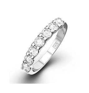 Chloe 18K White Gold Diamond Eternity Ring 0.50ct G/Vs