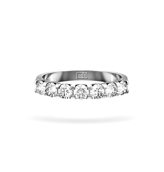 Chloe 18K White Gold Lab Diamond Eternity Ring 1.00ct F/VS - Image 2