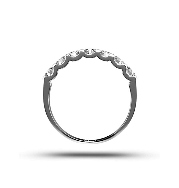 Chloe 18K White Gold Lab Diamond Eternity Ring 1.00ct F/VS - Image 3