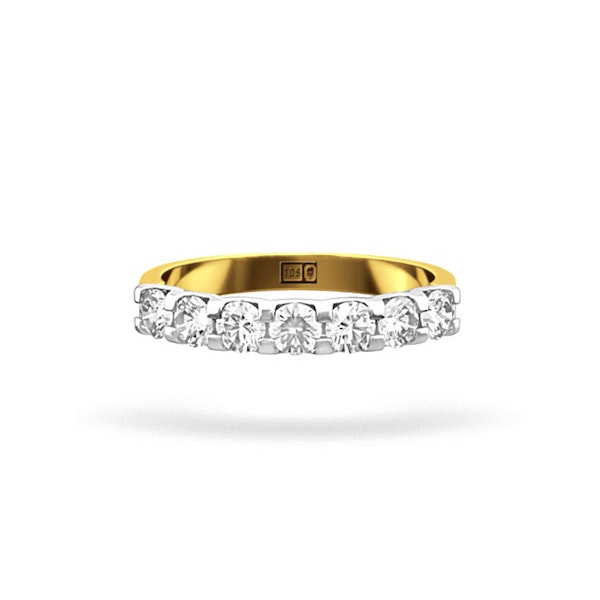 Chloe 18K Gold Lab Diamond Eternity Ring 0.50ct F/VS - Image 2
