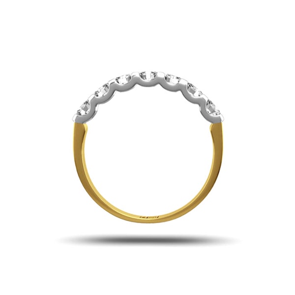 Chloe 18K Gold Lab Diamond Eternity Ring 0.50ct F/VS - Image 3