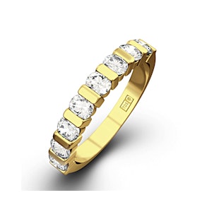 HANNAH 18K Gold Diamond ETERNITY RING 0.50CT H/SI