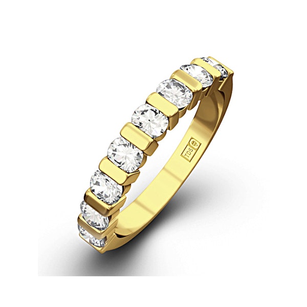 HANNAH 18K Gold Diamond ETERNITY RING 0.50CT G/VS - Image 1