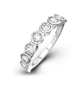 Emily 18K White Gold Diamond Eternity Ring 1.50CT G/VS