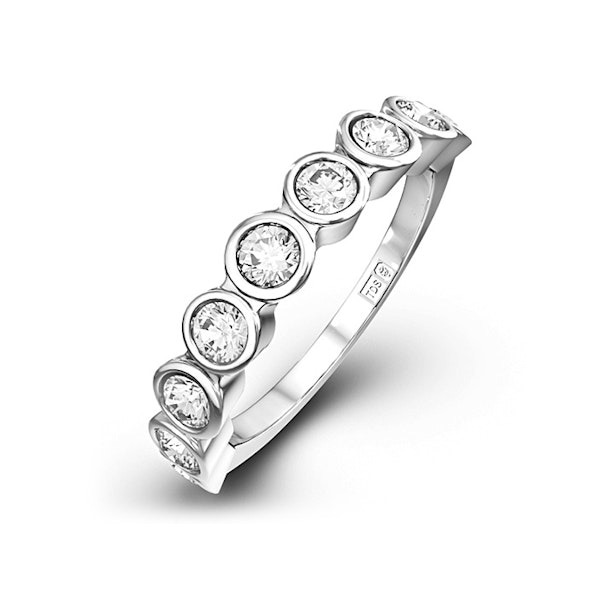 Emily Platinum Diamond Eternity Ring 1.50CT H/SI - Image 1