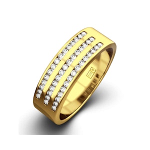 AMY 18K Gold Diamond ETERNITY RING 1.00CT G/VS