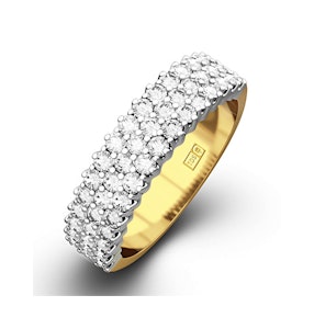 JASMINE 18K Gold Diamond ETERNITY RING 0.50CT G/VS